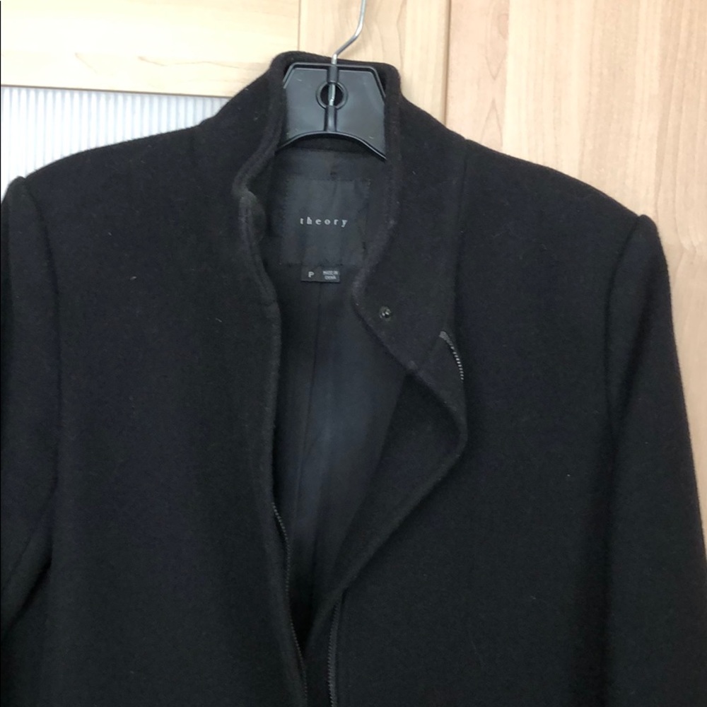 Theory high collar coat - Picture 2 of 5